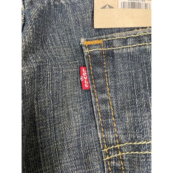 Levi’s‎ 505 Regular Fit Straight Leg Jeans 38x34 Men’s Blue Denim NWT - Picture 13 of 14